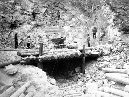 Construction of a Tunnel, 1900-1904. Creator: Unknown.