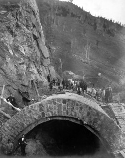 View of an Underpass Arch at Verst 15, 1900-1904. Creator: Unknown.