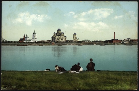 Irkutsk View of the city from Love Island, 1904-1914. Creator: Unknown.