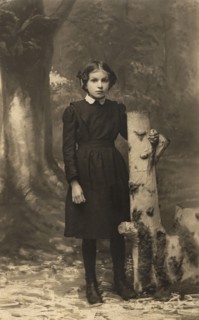 Evgenia Reshetnikova is a high school student, 1914. Creator: S. E. Gorshkov.