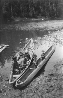 Boats on the Mrassu River, 1913. Creator: GI Ivanov.