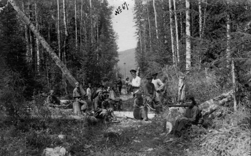 Cutting Through the Woods, 1913. Creator: GI Ivanov.