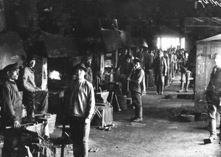 Forge, 1911. Creator: Kozlov.