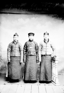 Three men of Asian appearance, 1912. Creator: Nikolai Nikolaevich Petrov.