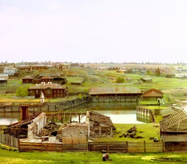 Shaitanskii factory, ceasing operations in 1905, Shaitanski Zavod, 1912. Creator: Sergey Mikhaylovich Prokudin-Gorsky.