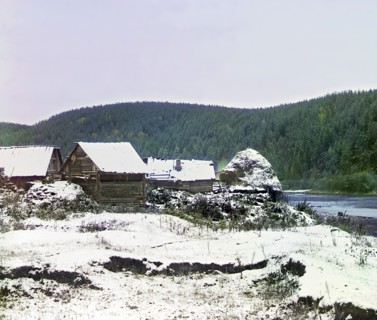 Near the Viazovaia Station of the Samara-Zlatoust Railway, September 12, 1909, 1910. Creator: Sergey Mikhaylovich Prokudin-Gorsky.