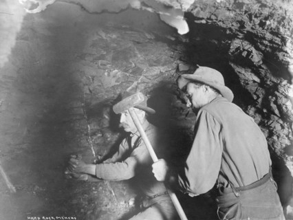 Hard rock miners, 1916. Creator: Unknown.