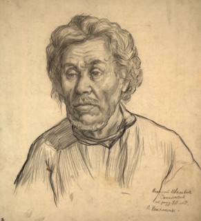 Portrait sketch. Nikolai Ivanovich Segilietov, 1928. Creator: Dmitrii Innokent'evich Karatanov.