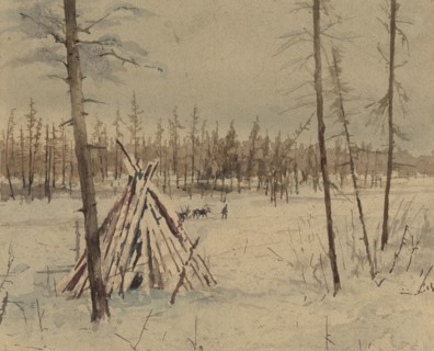Yurt Kubalakh, 1927. Creator: Nikolaj Dmitrievic Travin.