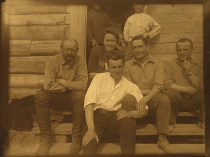 On a rest - Group portrait, 1929. Creator: Unknown.