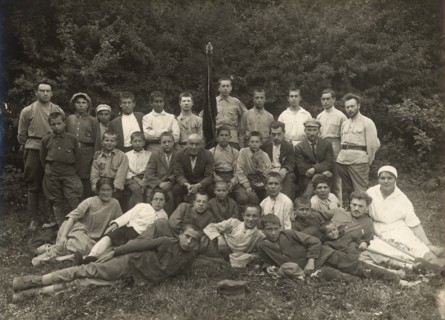 Agricultural school (farm) near Minsk: General meeting, 1922. Creator: Unknown.