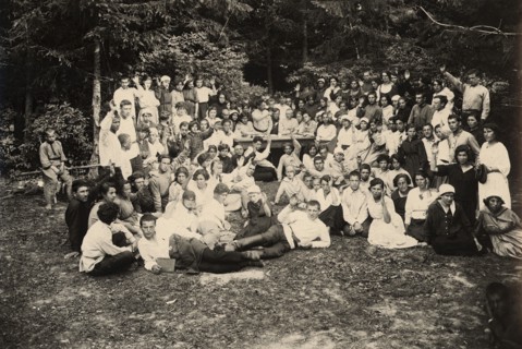 Jewish Pedagogical College and Agricultural School - General meeting, Minsk, 1922-1923. Creator: Unknown.