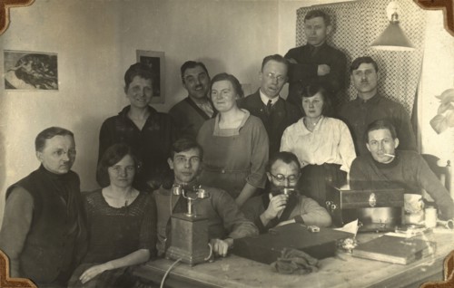 International Group in Our House, 1926. Creator: Unknown.