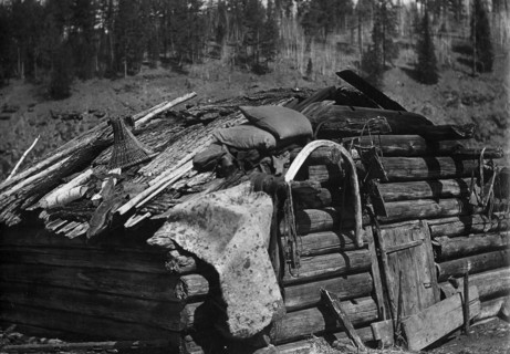 Yurt of the Ilga Tungus, 1920-1929. Creator: Unknown.