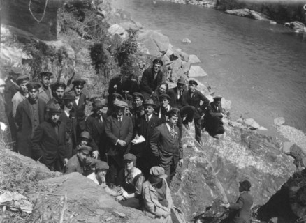 Mikhail Alekseevich Pavlov with Senior Students of Vladivostok Polytechnic Institute...Japan, 1922. Creator: Unknown.