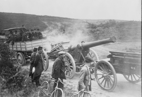 French Siege gun, between c1914 and c1915. Creator: Bain News Service.