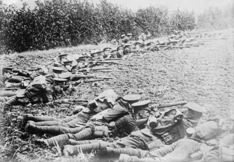 English Infantry, between c1914 and c1915. Creator: Bain News Service.