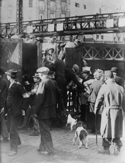 Fugitives, Gare du Nord, Paris, between c1914 and c1915. Creator: Bain News Service.