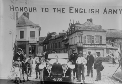 Welcome to British, Boulogne, between c1914 and c1915. Creator: Bain News Service.