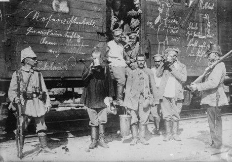 In East Prussia--Russian prisoners, 1914. Creator: Bain News Service.