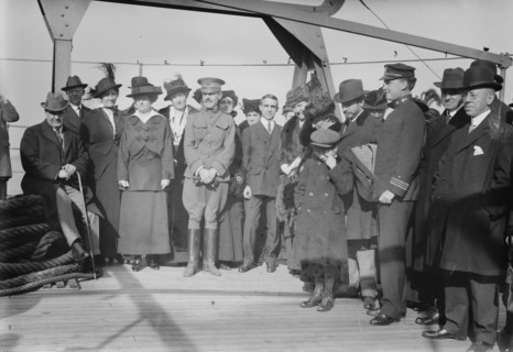 Departure of U.S.S. Jason, 14 Nov 1914. Creator: Bain News Service.