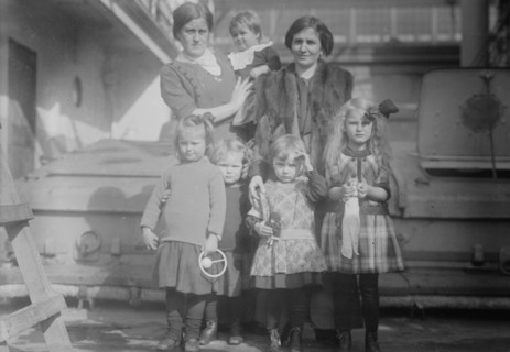 German refugees on EUROPA, between c1914 and c1915. Creator: Bain News Service.