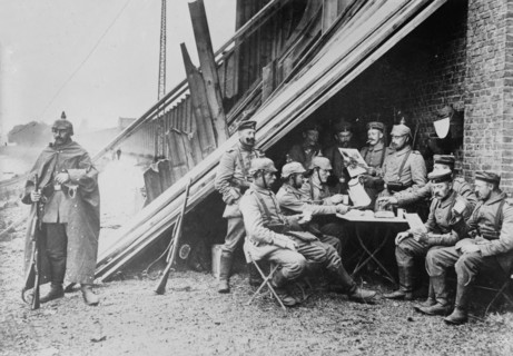 German River patrol, France, between 1914 and c1915. Creator: Bain News Service.