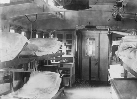 German Hospital R.R. car, between c1910 and c1915. Creator: Bain News Service.