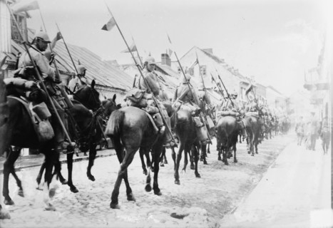 Germans in Lowicz, between 1914 and c1915. Creator: Bain News Service.