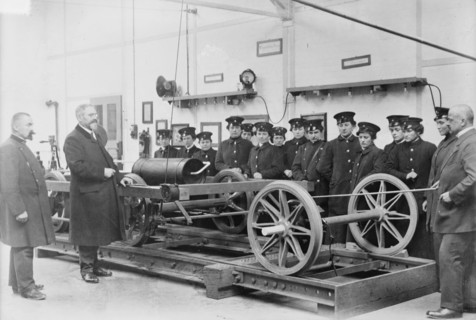 Traning women for street R.R. [i.e., railroad] service Berlin, between 1914 and c1915. Creator: Bain News Service.