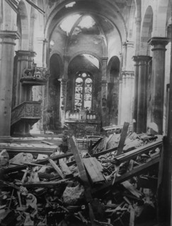 Longwy, Church wrecked by aeroplanes, 5 Feb 1916. Creator: Bain News Service.