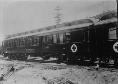 Military Hospital Car, C.P.R'Y., between c1915 and 1917. Creator: Bain News Service.