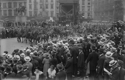 Recruiting Parade, 1917. Creator: Bain News Service.
