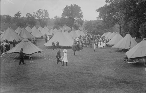 14th Infantry Camp, Prospect Park, between c1915 and c1920. Creator: Bain News Service.
