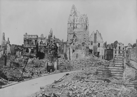 Hotel de Ville, Arras, 26 May 1917. Creator: Bain News Service.