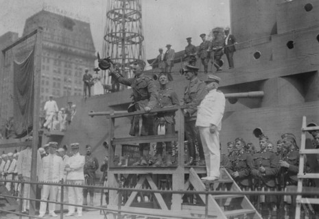 Colonel Guthrie on U.S.S. Recruit, July 1917. Creator: Bain News Service.
