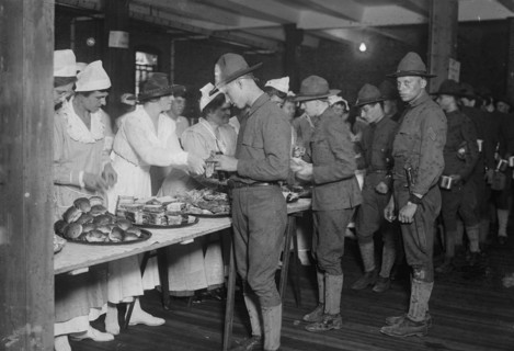 Canteen, 8th Coast Defense, between c1915 and 1918. Creator: Bain News Service.