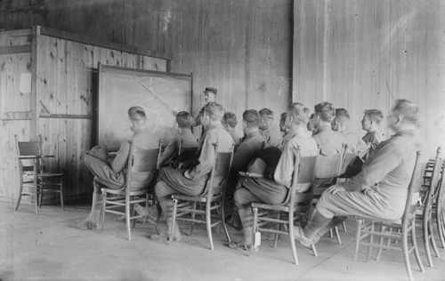 Lt. Paul Montariol & class, 30 Jul 1917. Creator: Bain News Service.