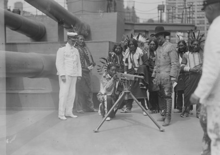 Bald Eagle on U.S.S. Recruit, 28 Jul 1917. Creator: Bain News Service.