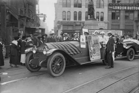 Housewives' League car, 1917. Creator: Bain News Service.