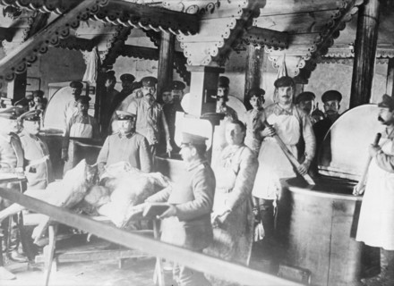 Doeberitz - making stew for prisoners, between c1915 and 1918. Creator: Bain News Service.