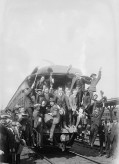 Going to Yaphank, between c1915 and c1920. Creator: Bain News Service.