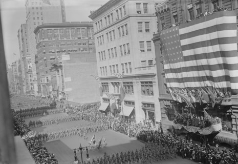 7th Regt. Departs, 11 Sept 1917. Creator: Bain News Service.
