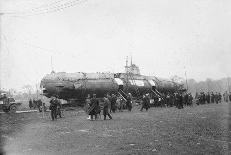 German U-Boat in N.Y., 1917. Creator: Bain News Service.