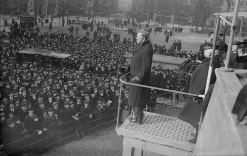 Secy Daniels on RECRUIT, 16 Mar 1918. Creator: Bain News Service.