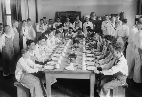 At table, between c1915 and 1918. Creator: Bain News Service.