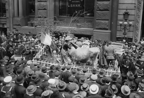 Milk for France, May 1918. Creator: Bain News Service.