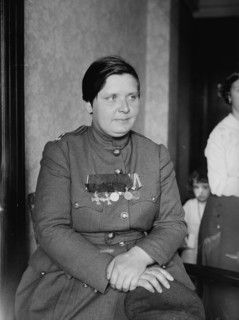 Com'd'r. Marie Bochkareva, 18 Feb 1918. Creator: Bain News Service.