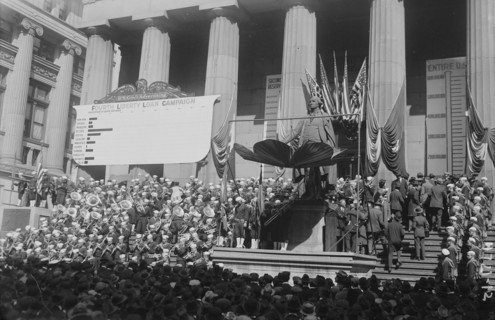 Sub-treasury, 4 Oct 1918. Creator: Bain News Service.