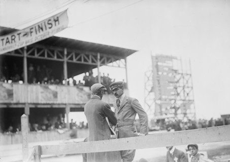 W.K. Vanderbilt at racetrack, 1910. Creator: Bain News Service.